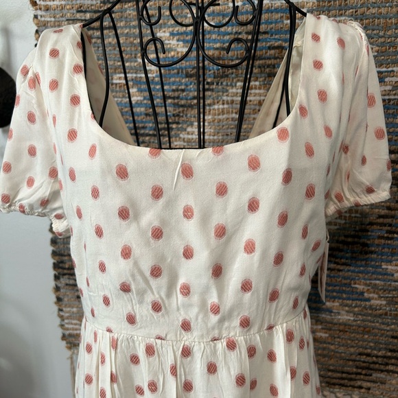 Jessica Simpson Polka Dot Dress with Tie Back - Picture 2 of 11